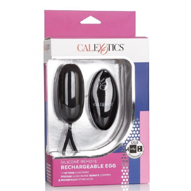 Calexotics Silicone Remote Rechargeable Egg Vibrator